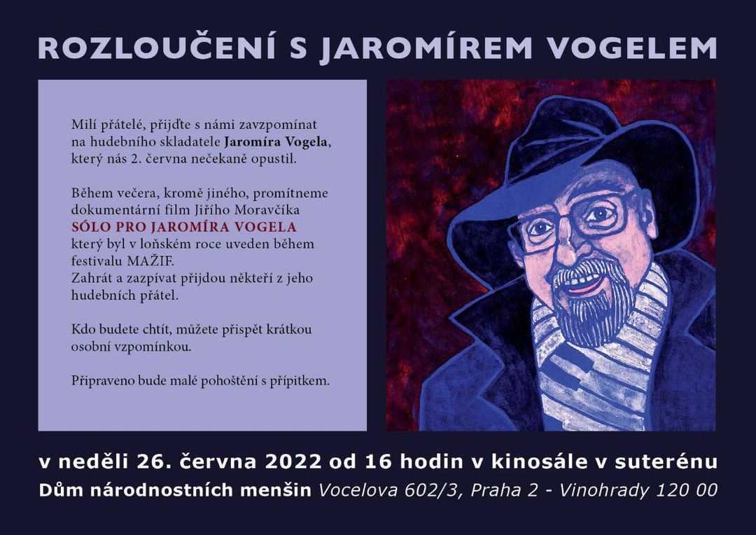 pozvánka Vogelovi