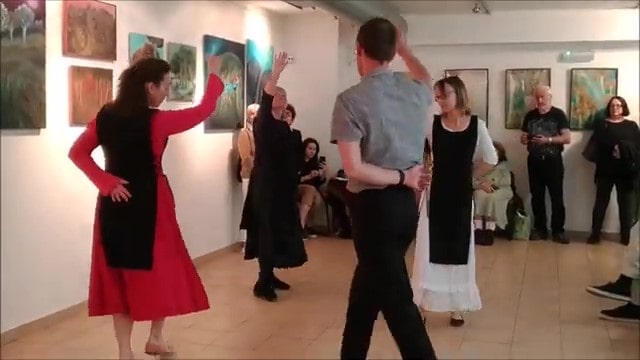 TEHILIM, vernisáž výstavy Marcela Pušová - obrazy Písně srdce - frame at 3m21s-min